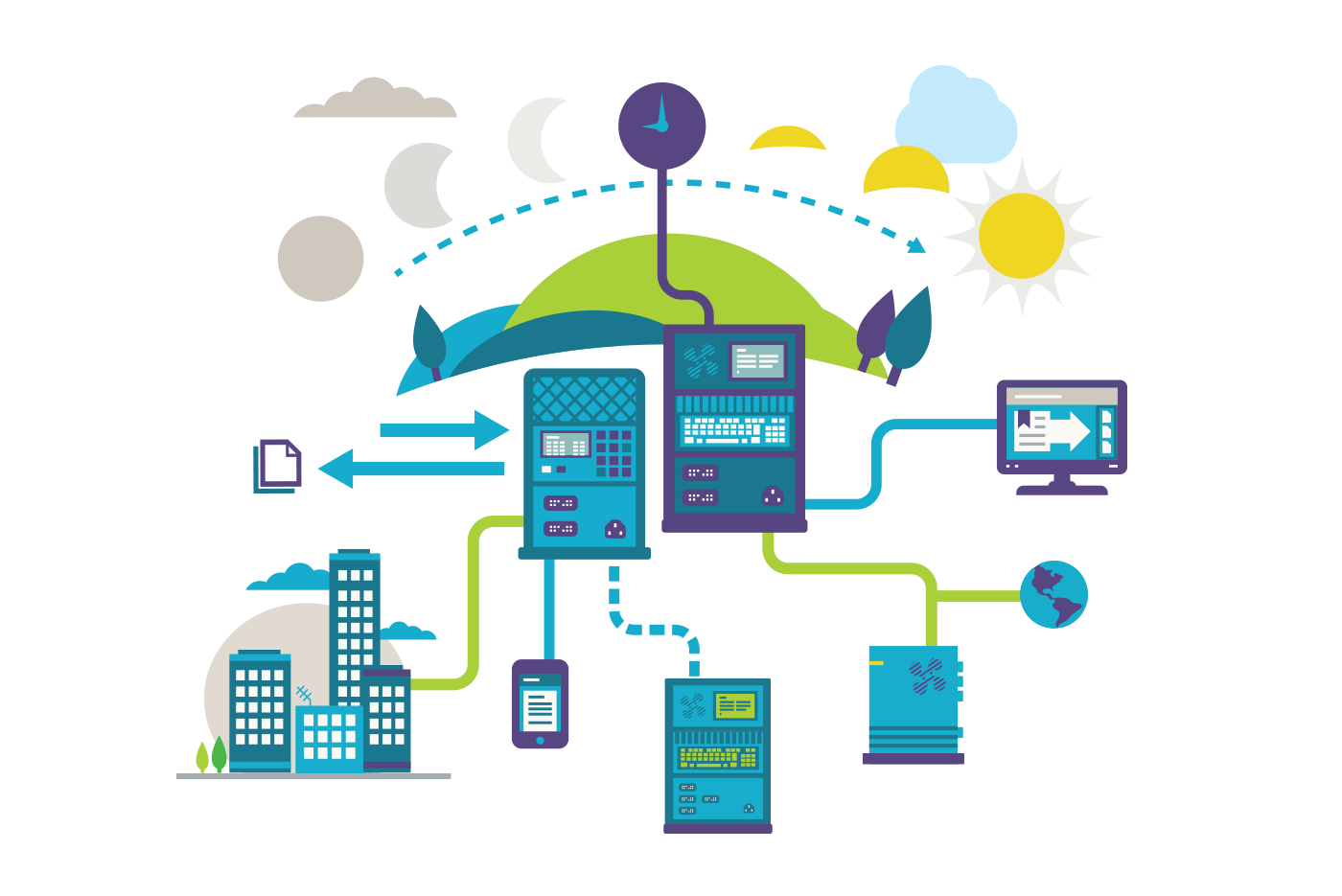 6 Degrees HTML5 Illustration