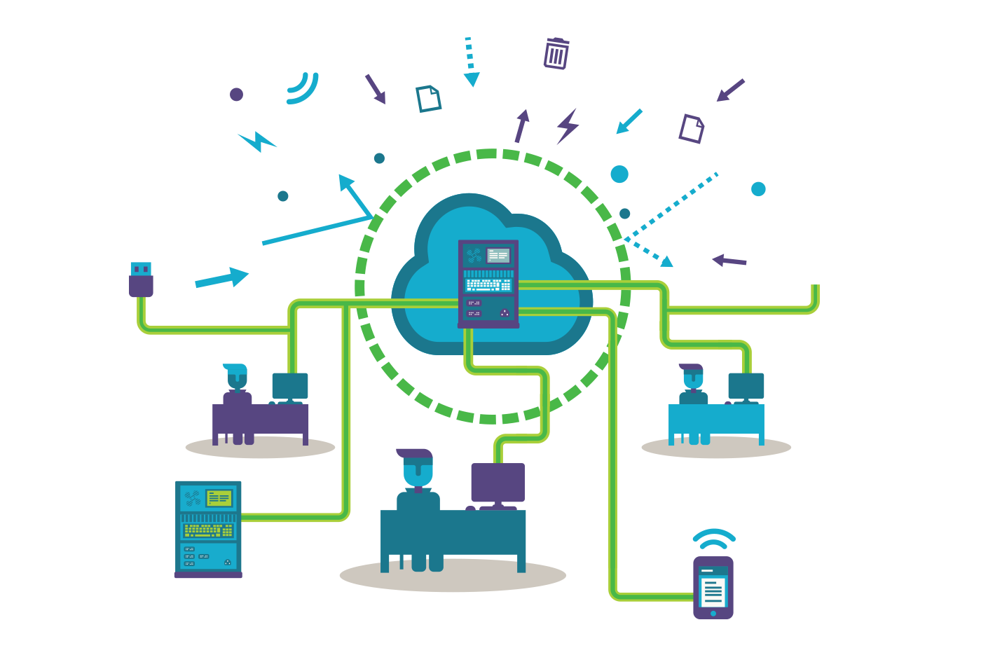 6 Degrees HTML5 Illustration