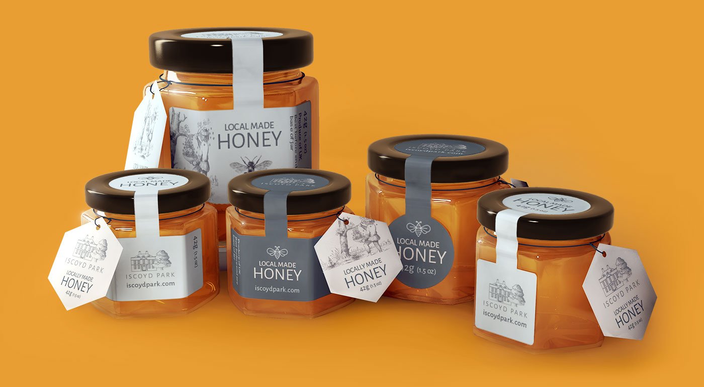 3D Honey Product Visualisation Render