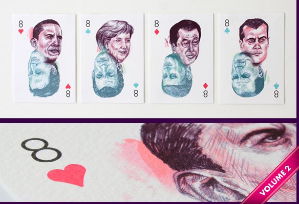 Versus Illustration - Eights A6 Prints