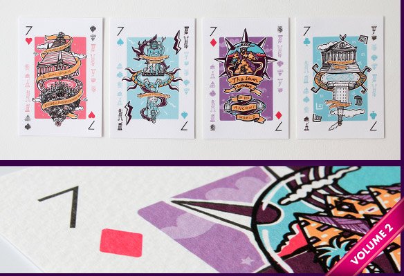 Versus Illustration - Sevens A6 Prints