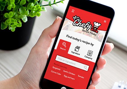 Mr.Chefy App Designs