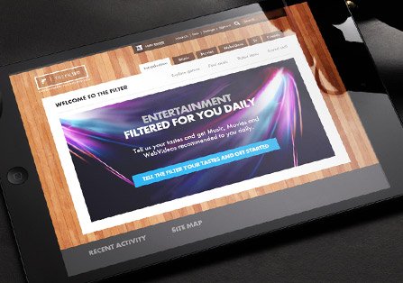 The Filter Website Design